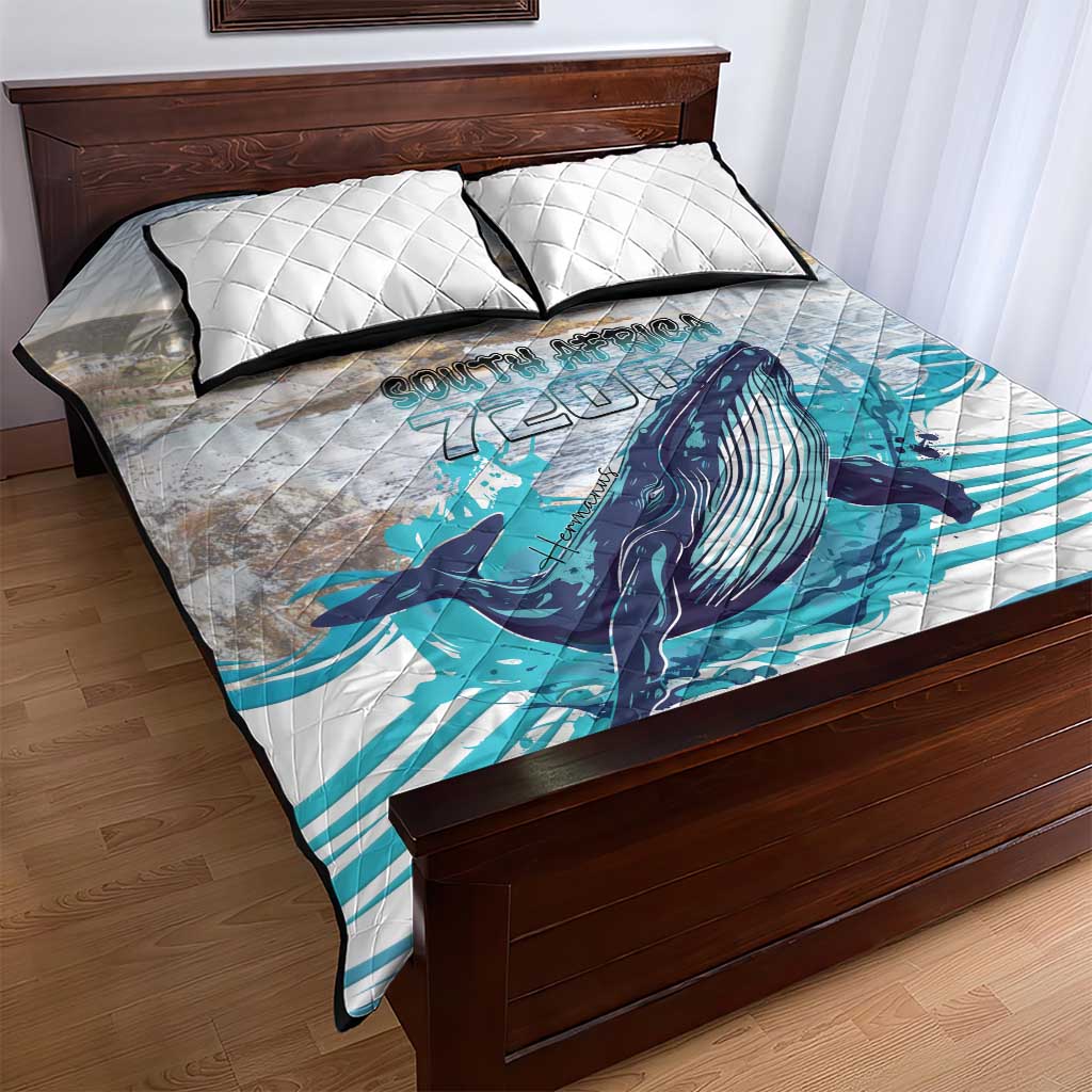 South Africa Whale Hermanus Fest Quilt Bed Set - African Pride