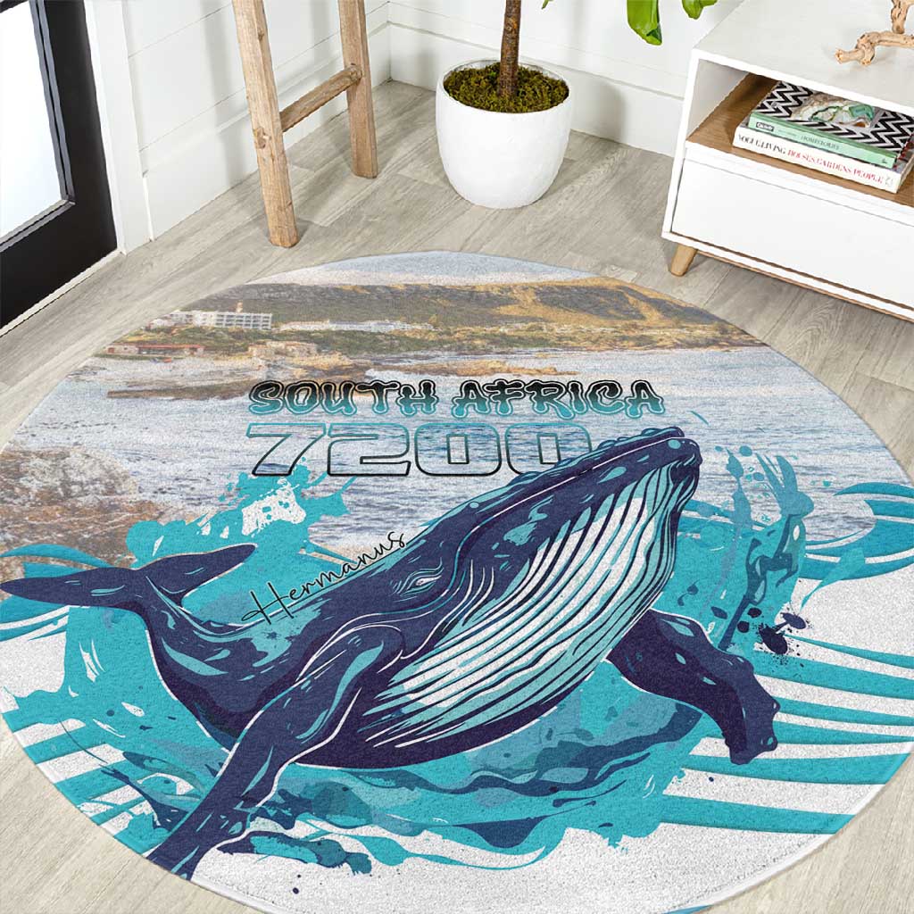 South Africa Whale Hermanus Fest Round Carpet - African Pride