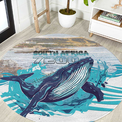 South Africa Whale Hermanus Fest Round Carpet - African Pride