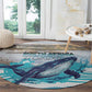 South Africa Whale Hermanus Fest Round Carpet - African Pride
