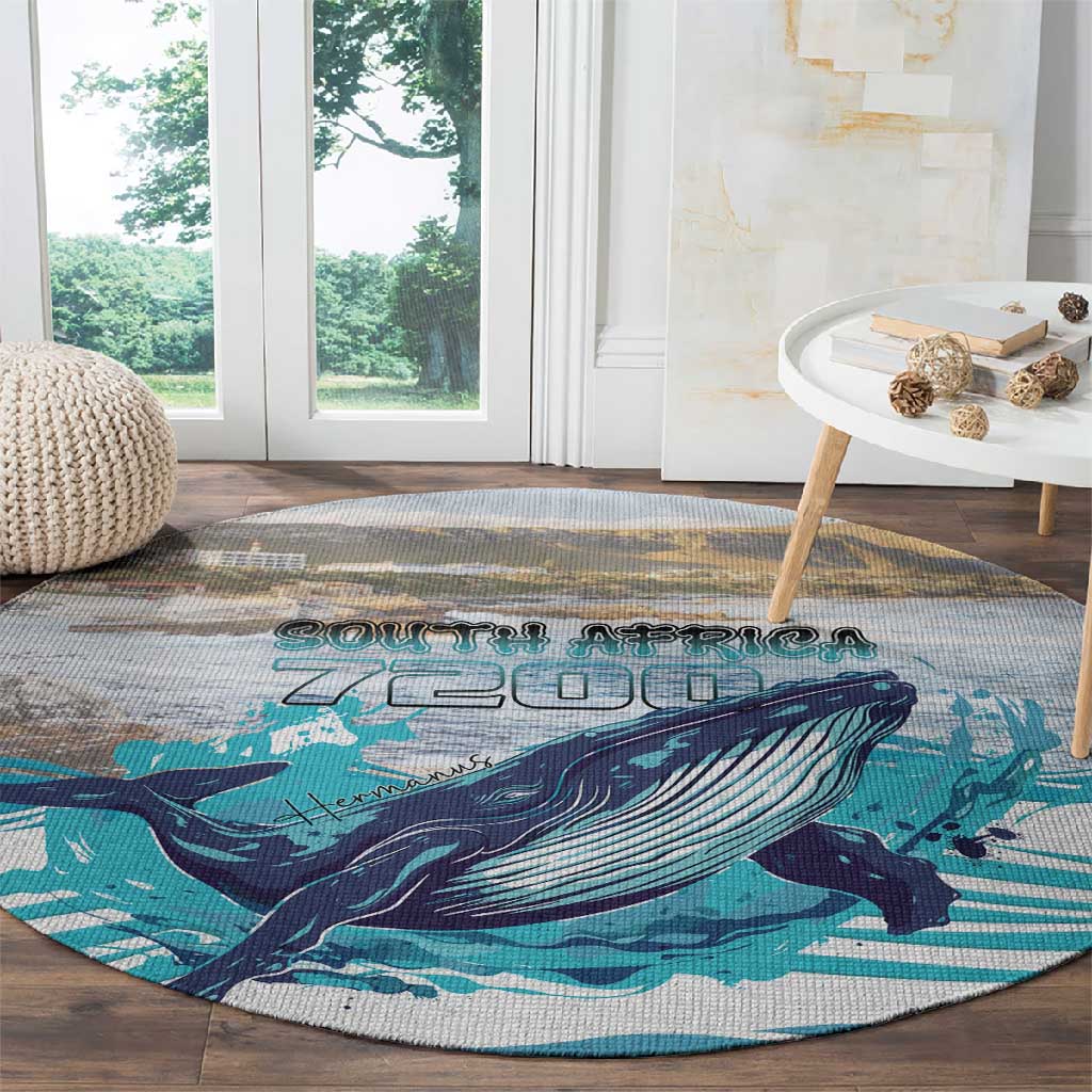 South Africa Whale Hermanus Fest Round Carpet - African Pride