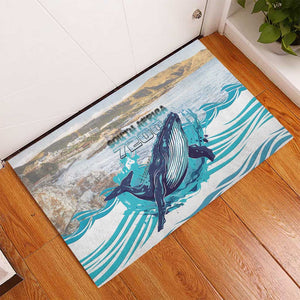 South Africa Whale Hermanus Fest Rubber Doormat - African Pride