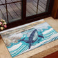 South Africa Whale Hermanus Fest Rubber Doormat - African Pride