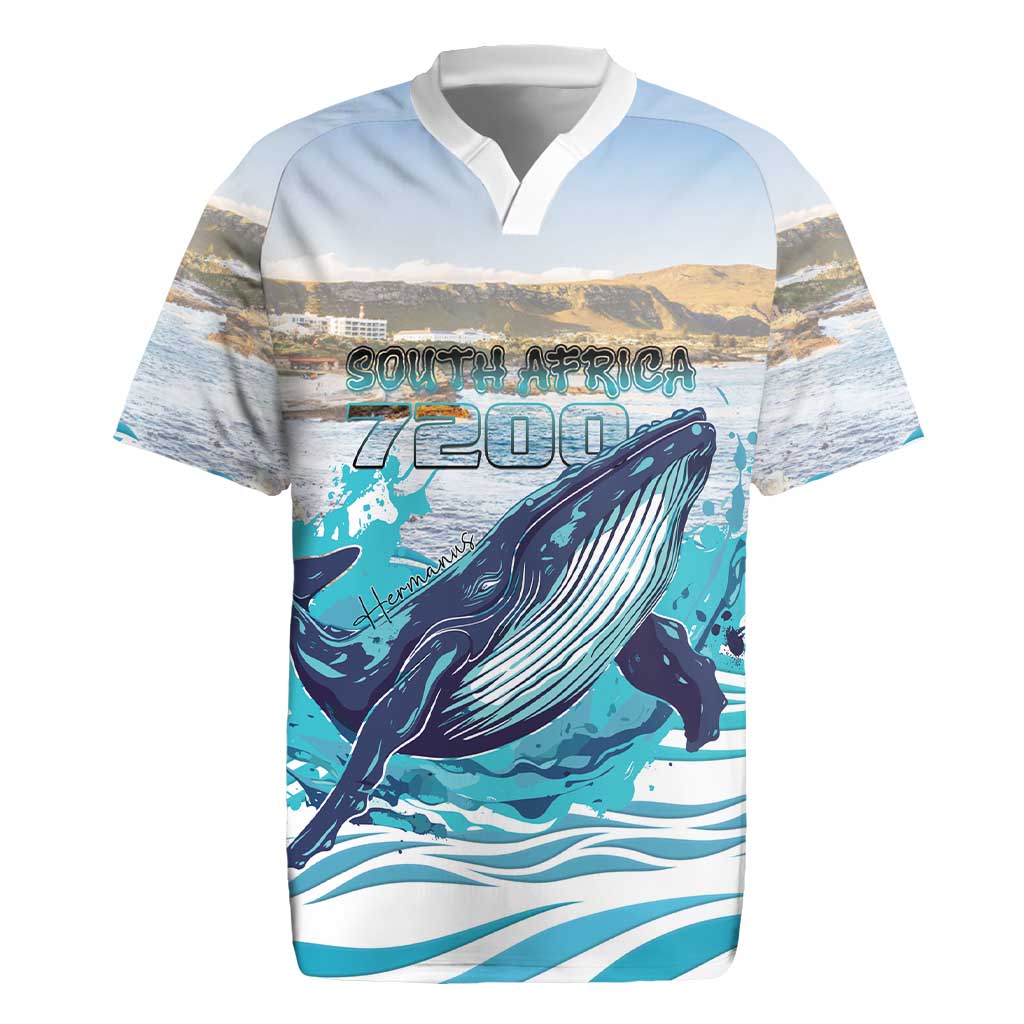 Personalized South Africa Whale Hermanus Fest Rugby Jersey - African Pride