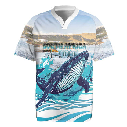 Personalized South Africa Whale Hermanus Fest Rugby Jersey - African Pride