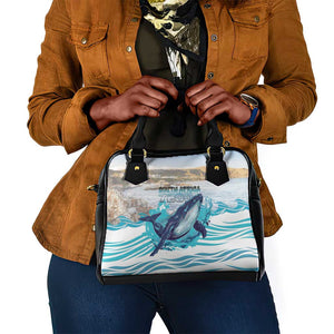 South Africa Whale Hermanus Fest Shoulder Handbag - African Pride