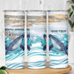 Personalized South Africa Whale Hermanus Fest Skinny Tumbler - African Pride