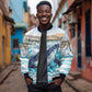Personalized South Africa Whale Hermanus Fest Sleeve Zip Bomber Jacket - African Pride