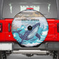 South Africa Whale Hermanus Fest Spare Tire Cover - African Pride