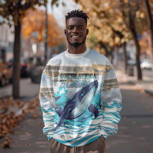 Personalized South Africa Whale Hermanus Fest Sweatshirt - African Pride