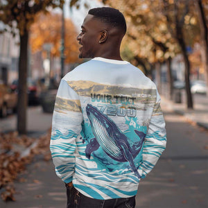 Personalized South Africa Whale Hermanus Fest Sweatshirt - African Pride