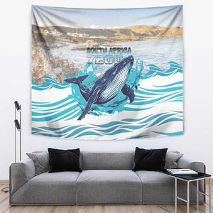South Africa Whale Hermanus Fest Tapestry - African Pride