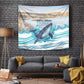 South Africa Whale Hermanus Fest Tapestry - African Pride
