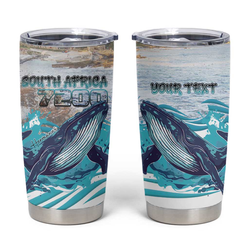 Personalized South Africa Whale Hermanus Fest Tumbler Cup - African Pride