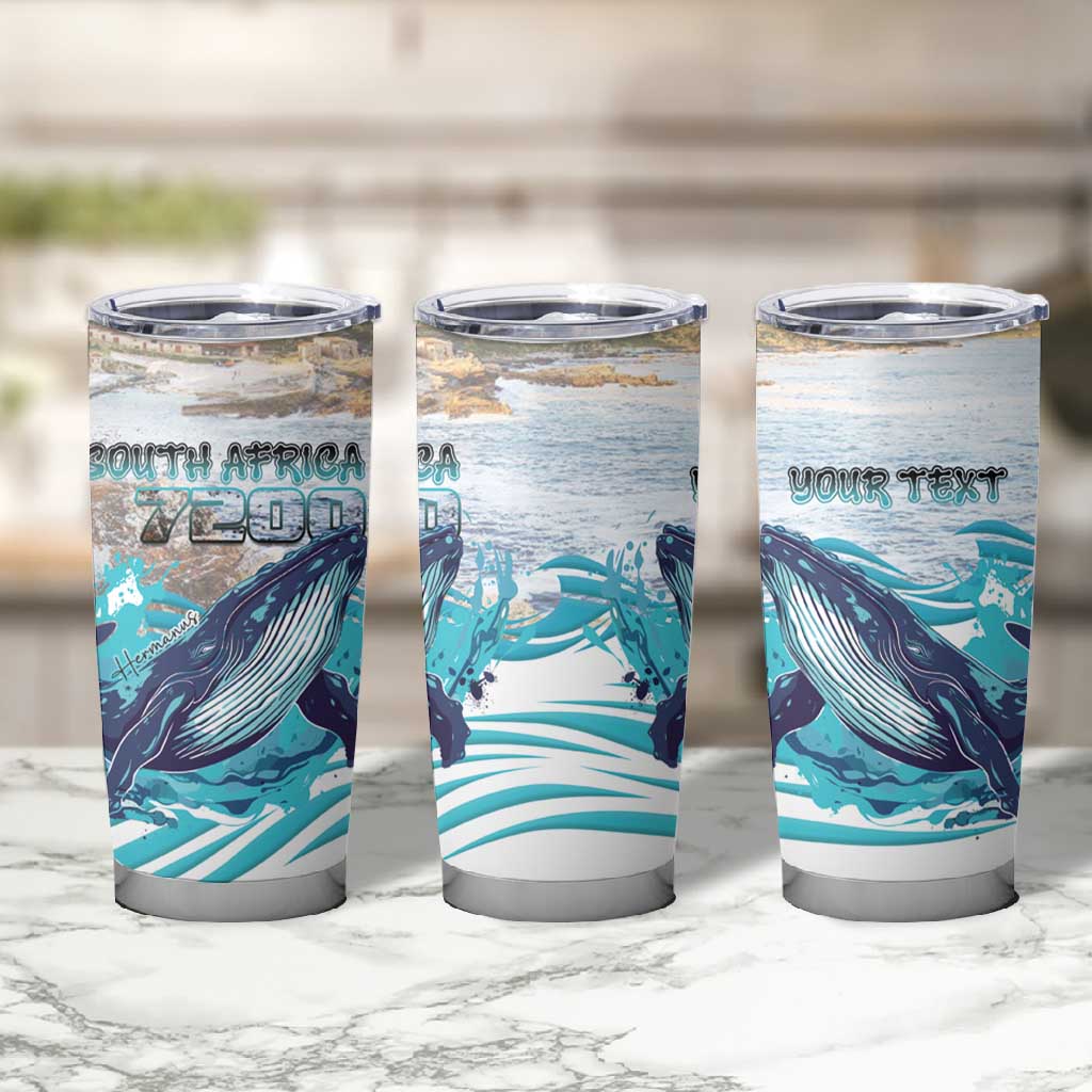 Personalized South Africa Whale Hermanus Fest Tumbler Cup - African Pride