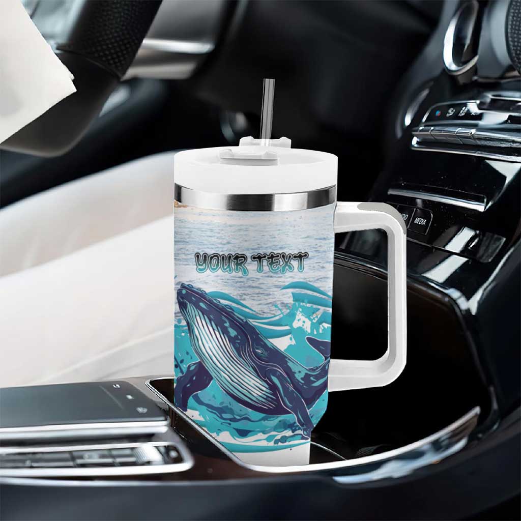 Personalized South Africa Whale Hermanus Fest Tumbler With Handle - African Pride