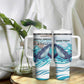 Personalized South Africa Whale Hermanus Fest Tumbler With Handle - African Pride