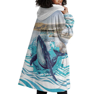 Personalized South Africa Whale Hermanus Fest Wearable Blanket Hoodie - African Pride