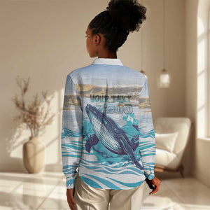 Personalized South Africa Whale Hermanus Fest Women Casual Shirt - African Pride