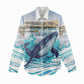 Personalized South Africa Whale Hermanus Fest Women Casual Shirt - African Pride