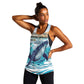Personalized South Africa Whale Hermanus Fest Women Racerback Tank - African Pride