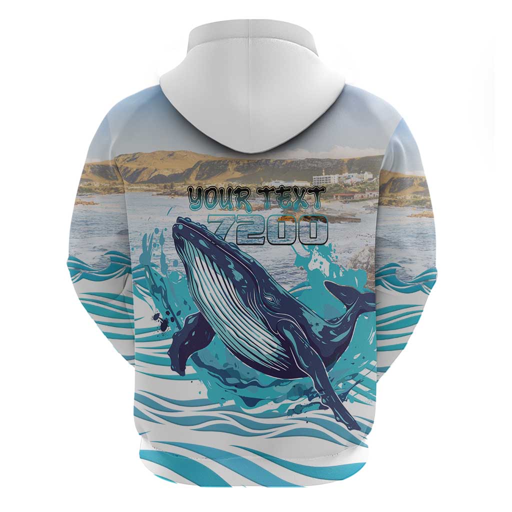 Personalized South Africa Whale Hermanus Fest Zip Hoodie - African Pride