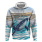 Personalized South Africa Whale Hermanus Fest Zip Hoodie - African Pride