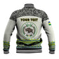 Personalized Sudan Baseball Jacket Coat Of Arms 1956-1970 With African Pattern - African Pride