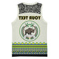 Personalized Sudan Basketball Jersey Coat Of Arms 1956-1970 With African Pattern - African Pride