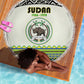 Sudan Beach Blanket Coat Of Arms 1956-1970 With African Pattern - African Pride