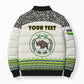 Personalized Sudan 1956-1970 Bomber Puffer Jacket With African Pattern