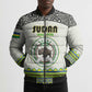 Personalized Sudan 1956-1970 Bomber Puffer Jacket With African Pattern
