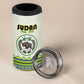 Personalized Sudan 4 in 1 Can Cooler Tumbler Coat Of Arms 1956-1970 With African Pattern - African Pride