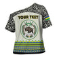 Personalized Sudan 1956-1970 Cross Shoulder Shirt With African Pattern