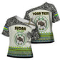 Personalized Sudan 1956-1970 Cross Shoulder Shirt With African Pattern