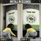 Personalized Sudan 1956-1970 Door Cover With African Pattern
