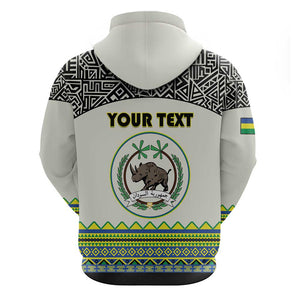 Personalized Sudan Hoodie Coat Of Arms 1956-1970 With African Pattern - African Pride