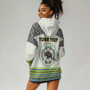 Personalized Sudan Hoodie Dress Coat Of Arms 1956-1970 With African Pattern - African Pride