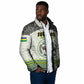 Personalized Sudan 1956-1970 Padded Jacket With African Pattern