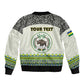 Personalized Sudan Sleeve Zip Bomber Jacket Coat Of Arms 1956-1970 With African Pattern - African Pride