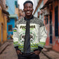 Personalized Sudan Sleeve Zip Bomber Jacket Coat Of Arms 1956-1970 With African Pattern - African Pride