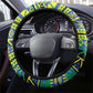 Sudan Steering Wheel Cover Coat Of Arms 1956-1970 With African Pattern - African Pride