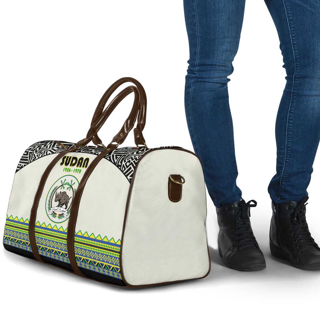 Sudan 1956-1970 Travel Bag With African Pattern