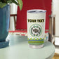 Personalized Sudan Tumbler Cup Coat Of Arms 1956-1970 With African Pattern - African Pride