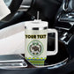 Personalized Sudan Tumbler With Handle Coat Of Arms 1956-1970 With African Pattern - African Pride