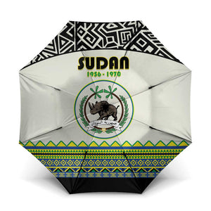 Sudan 1956-1970 Umbrella With African Pattern