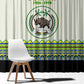 Sudan Window Curtain Coat Of Arms 1956-1970 With African Pattern - African Pride