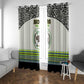 Sudan Window Curtain Coat Of Arms 1956-1970 With African Pattern - African Pride