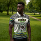 Personalized Sudan 1956-1970 Zipper Polo Shirt With African Pattern