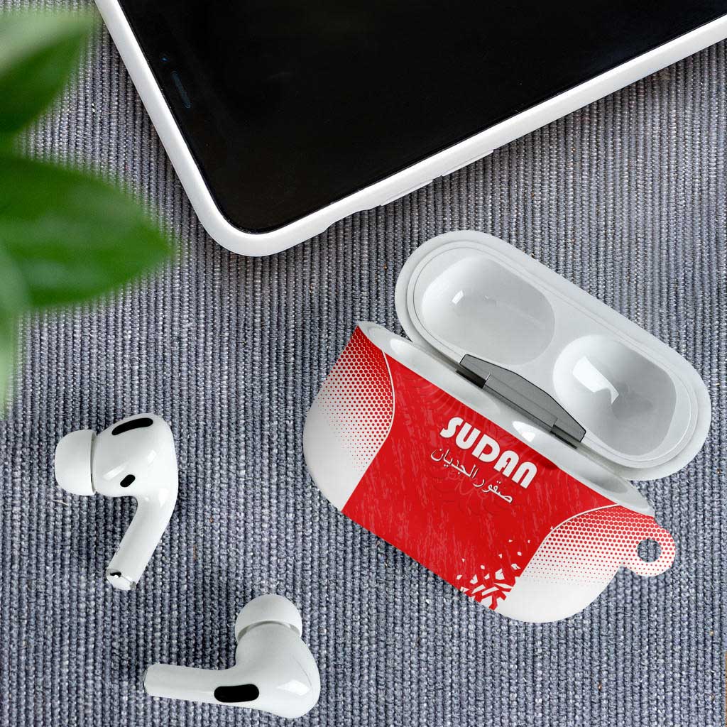 Sudan Football AirPods Case Come On Falcons of Jediane